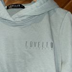 Lovello Elizabeth sage green crop hoodie Size M Photo 2