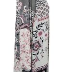 Maurice's  pink black floral slit sleeve shift dress size medium Photo 2