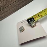 Kate Spade “opal” Glitter Square Gold Tone Pierced Stud Earrings NWT $32 Photo 6