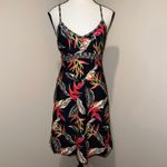 Athleta  Shorebreak Empire Waist Racer Back Swim Dress Tropical Leaves Size XS Photo 3