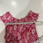 BB Dakota by Steve Madden Floral Compass Top in Bright Rose Size S Pink Photo 5