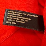 Outback Red Scarlet Silky Y2K Halter Top Sexy Keyhole Holiday Party Office Siren Photo 7