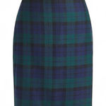 J.Crew green tartan plaid wool pencil skirt 6 Photo 0