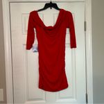 Majorelle NWT  Red Long Sleeve Dress Women’s Large‎ Party Event Elegant Holiday Photo 6