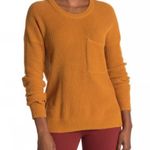 Madewell Thompson Picker pullover sweater rich autumn yellow size XS Photo 10