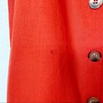 Newbury Kustom Button Front Ruffle Strap Dress Size Large Photo 7