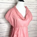 J.Crew  Pink Cowl Neck Cotton Summer Dress Size Small Photo 1