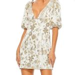 Mac Duggal  49621 Brocade Puff Sleeve Mini Dress 2 Photo 0