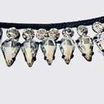 NWT nOir NYC Layered Black & Cubic Zirconia Choker Silver Photo 4