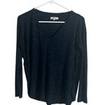 Madewell  Black V Neck Long Sleeve Top size S Photo 0