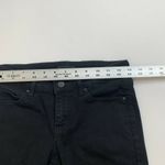 Uniqlo Adult Womens 24 Skinny Jeans Distressed Black Raw Hem Photo 1