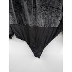 Torrid Crushed Velvet Bodysuit Size 2X Black Long Sleeve Deep V Neck Party Photo 8