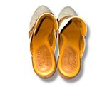 Kork-Ease  Leather Mable Mules Women’s Size 7 Tan‎ White Slip On Casual Photo 3