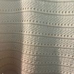 AGB Knitted Vest Ivory NWT SZ MED Oversized Open Weave Office Chic Boho Preppy Photo 6