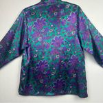 Victoria's Secret  vintage gold label jewel tone paisley print satin pajama small Photo 7
