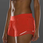 Lululemon  NWT Hotty Hot Low Rise 2.5” Shorts Orange Color Size 14 Photo 0