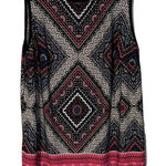 Alyx sleeveless multicolored tunic mini dress size 1X #3403T2C Black Photo 0