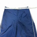 Nike Vintage 90s Unlined Windbreaker Track Pants Women's Medium Blue White Zip Photo 1