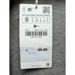 ZARA  Knit Waterfall Tan Open Cardigan Size Small New With Tags Photo 4