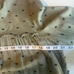 ZARA Mini Tunic Dolman Dress Boho Green Pullover Long Sleeve Size M Medium Twee Photo 6