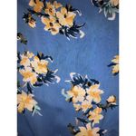 Band of Gypsies Jumpsuit Size M Strapless Floral Blue Pockets Boho Festival NEW Photo 3