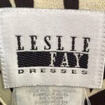 Leslie Fay Vintage  Zebra Stripe Dress 8 Photo 4