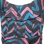Marc by Marc Jacobs  Chevron Print A-line Silk Blend Pleated‎ Dress NWOT Size S Photo 2