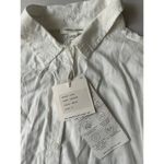 Beach Lunch Lounge Womens White Button Front Shirt Size M Photo 2