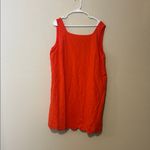 Kate Spade Kate‎ Spade x Target Red/Orange Scalloped Mini Shift Dress Size XL Photo 2