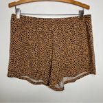 Lates cami tank top & shorts pajama set tan with black dots women’s size large Brown Photo 3