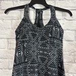 prAna  Women's Cali Gray Geometric Print Racerback Athletic Outdoor Dress Small Photo 1