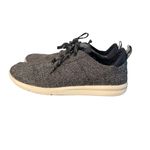 Toms  Womens‎ Lace Up Sneakers Cabrillo Size 7.5 Black Casual Minimalist 10012420 Photo 3