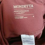 Mondetta Performance Luxury Midweight High Waisted Mesh Capri Legging Red S Photo 3