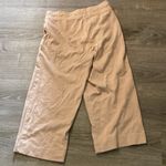 Nike  cream pinkish hue cropped sweat pants size small Photo 6