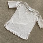 CALIA Carrie Underwood Special Edition Cream Perforated Athleisure Top Like New Photo 3