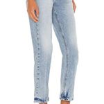 GRLFRND Slim Straight Jeans SIZE 26 Boyfriend Rigid Ankle Light Wash $195 NEW Photo 2