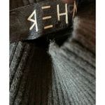 Rehab sheer crop long sleeve top size small Black mock neck Photo 6