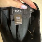 Torrid Flare Metallic Glitter Stretch Lurex High Rise Pull-on Pants Sz 3X Photo 7