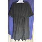 Style & Co black eyelet babydoll dress, size XL Photo 2