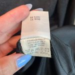 Liz Claiborne  Vtg Women 100 %  Wool Blazer Jacket Shoulder Pads Gray One Button Photo 7