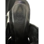 Alexander McQueen  Women Cage Sandals US Size 7 EU 37 Black Silver Leather Heels Photo 6