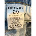 Driftwood  Gizelle Jeans Size 29 High Rise Cropped Floral Embroidered Distressed Photo 8