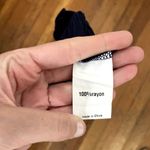 Navy blue casual frilled comfortable shorts lounge pants pockets low rise Size M Photo 4