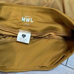 Madewell  High Rise Lined Running Shorts Brown Mustard Size‎ Small Photo 9