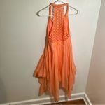 Guess Twisted Tank Handkerchief Hem Dress Coral Peach 6 Photo 7