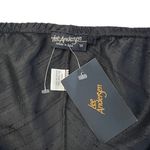 Lee Andersen Womens 1X Vamp Pants Cropped Black Silk USA Photo 4
