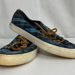 Sperry  Topsider women's green blue seacost ultramarin plaid lace up sneakers 6 Photo 0