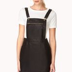Forever 21 Dynamite Faux Leather Overall Dress Photo 0