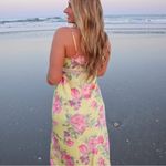 WAYF Floral Yellow midi Dress NEW Photo 3