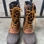 Kamik Brown and Blue Winter Rain Boots Waterproof Photo 10